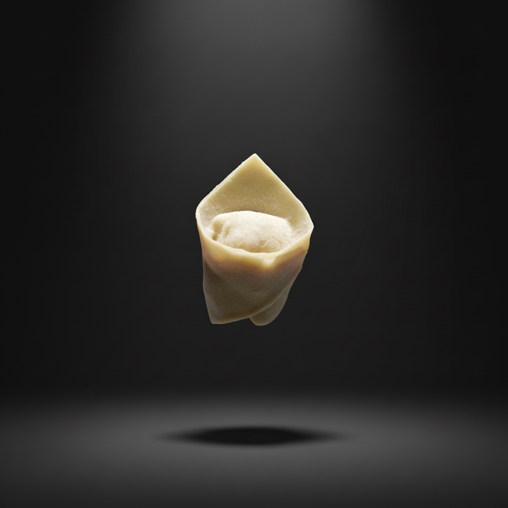 Iberico pork and scallop money bag