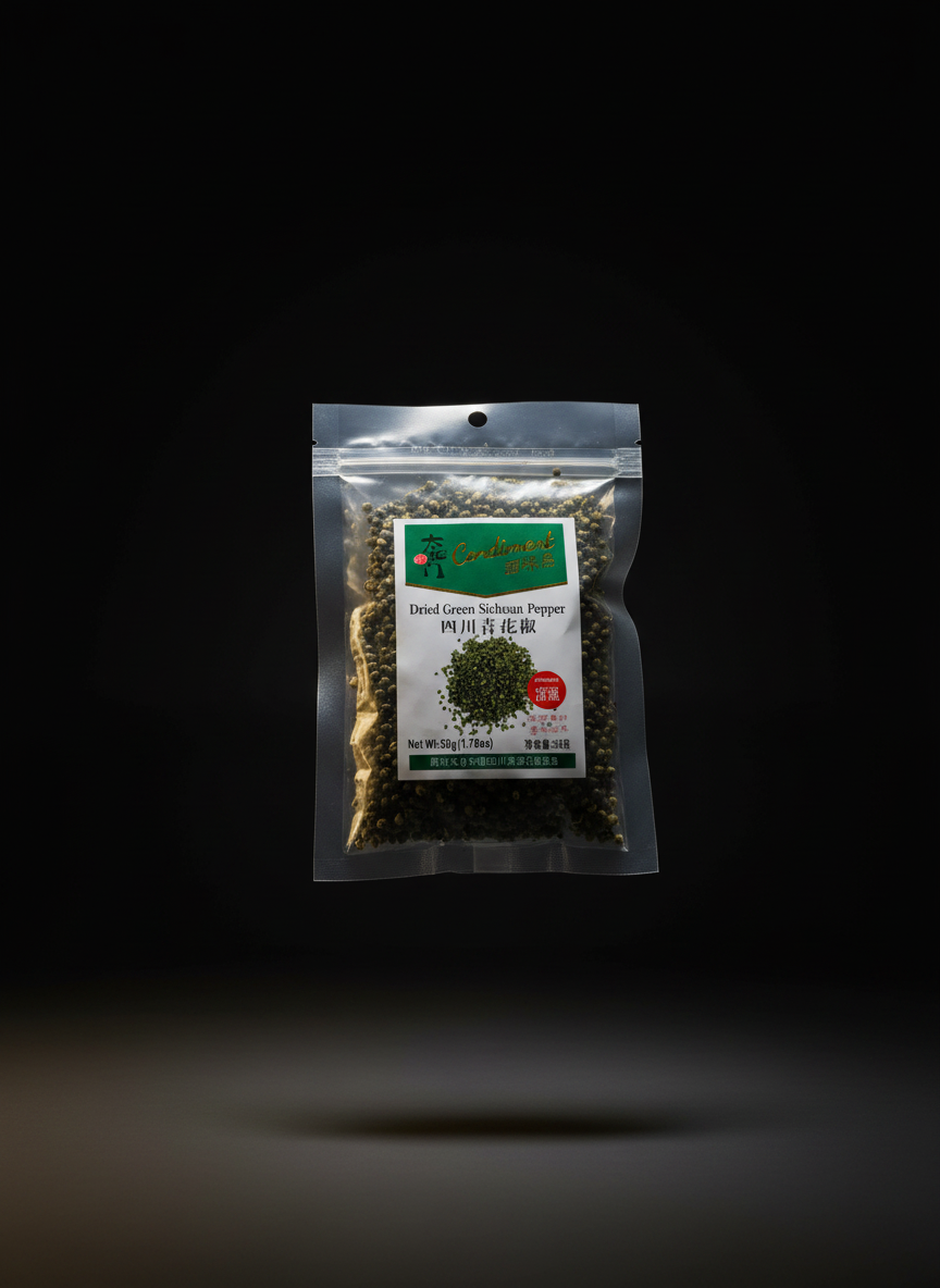 Dried Green Sichuan Peppercorns