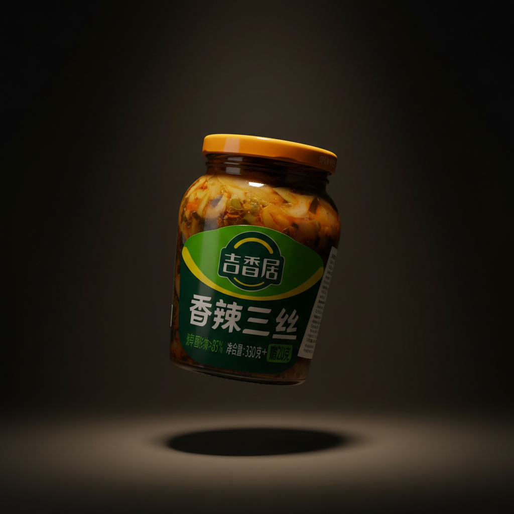 Jibaiju Spicy Three-Shred Pickle (香辣三丝)