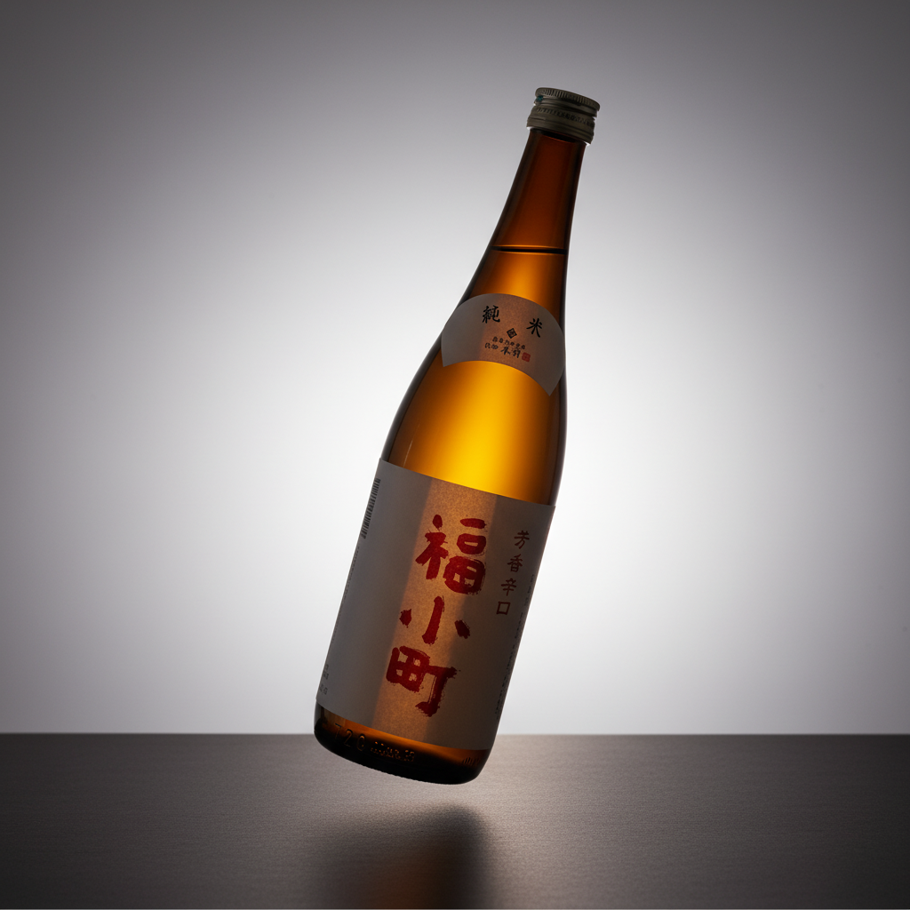 Fukukomachi Junmai Karakuchi Sake 720ml (15.5% Vol)