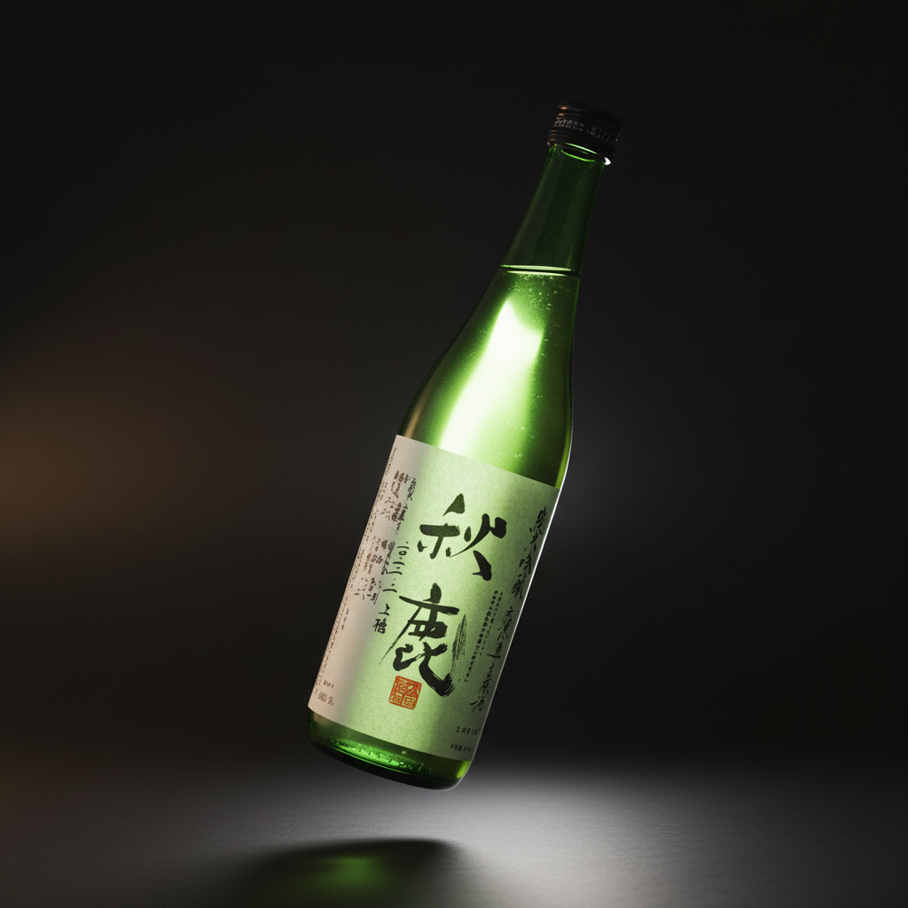 Akishika Junmai Ginjo Nama Genshu Yamadanishiki Sake 720ml (17% vol.)