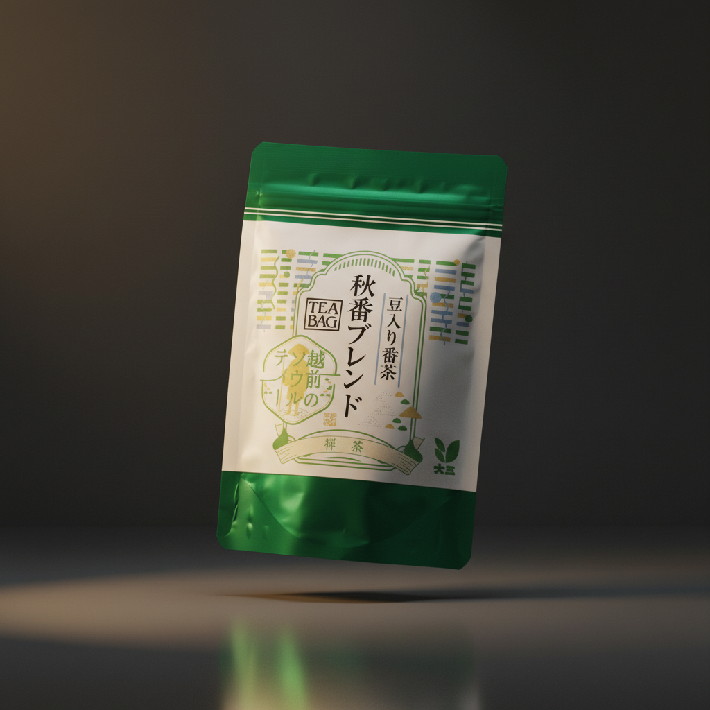 Bancha green tea with roasted soybeans (3g x 16 bags)