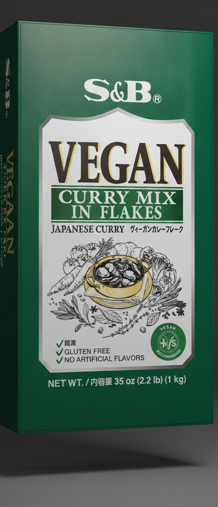 S&B - Vegan Curry Flakes 1 Kg