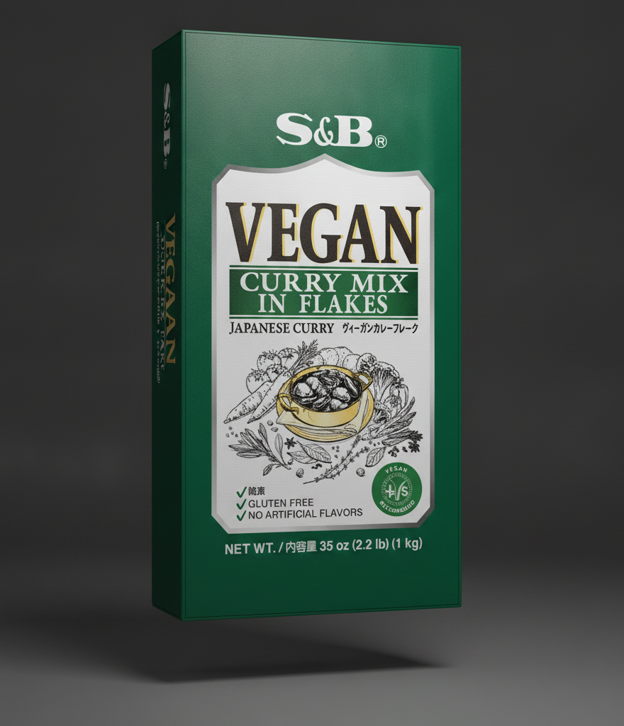 S&B - Vegan Curry Flakes 1 Kg