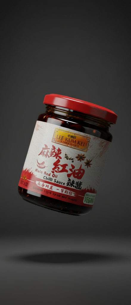 Lee Kum Kee Mala Red Oil Chilli Sauce (麻辣紅油辣醬)