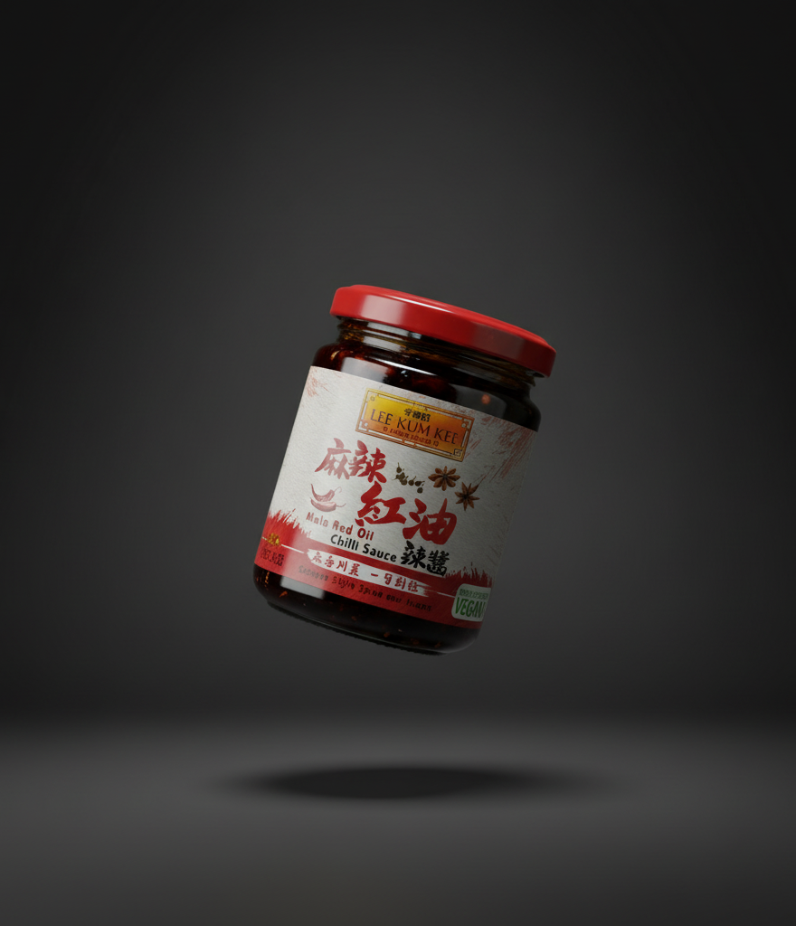 Lee Kum Kee Mala Red Oil Chilli Sauce (麻辣紅油辣醬)