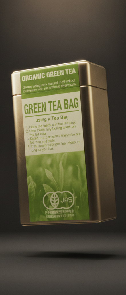 Hamasa Shoten - organic green tea sencha in 20x2.20g sachet