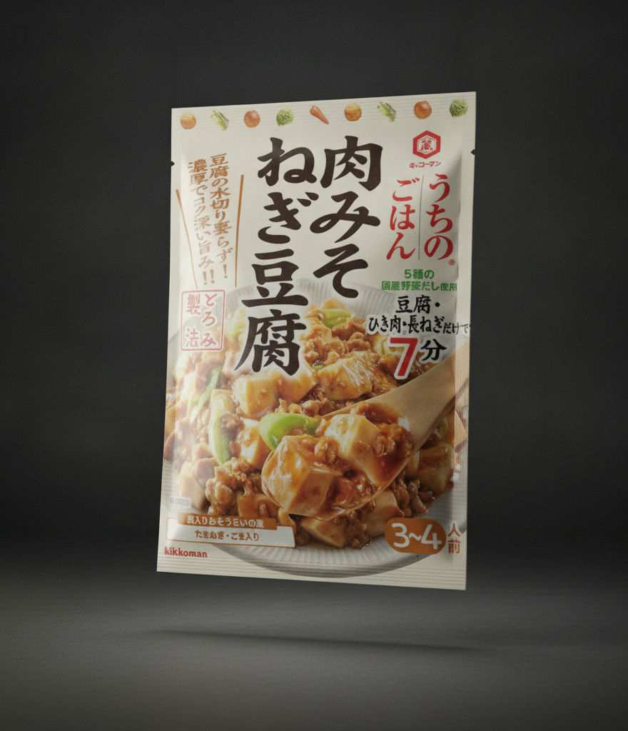 Kikkoman - Tofu seasoning with meat and miso green onion 80g
