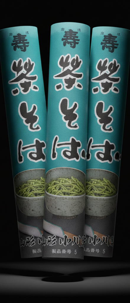 Ogawa seimen - Soba with green tea flavor 3x160g