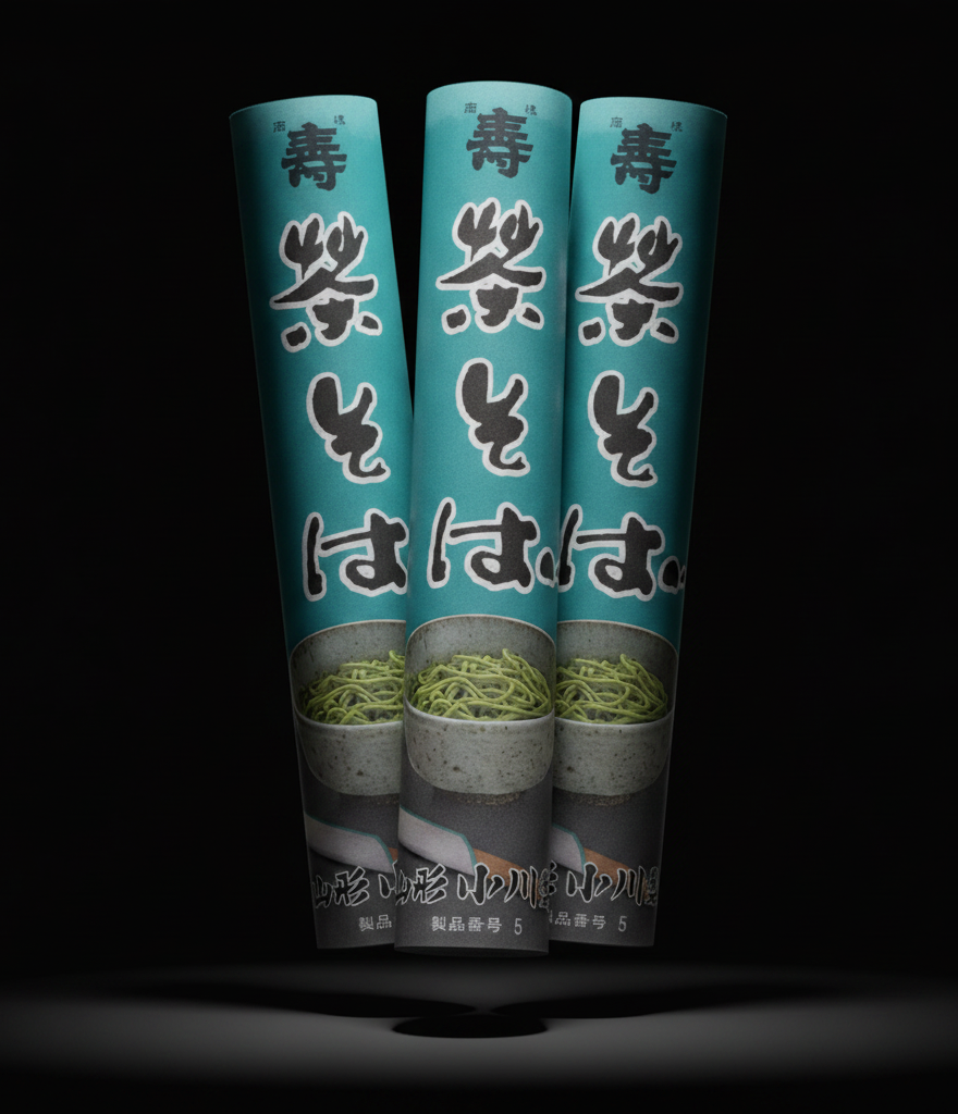 Ogawa seimen - Soba with green tea flavor 3x160g