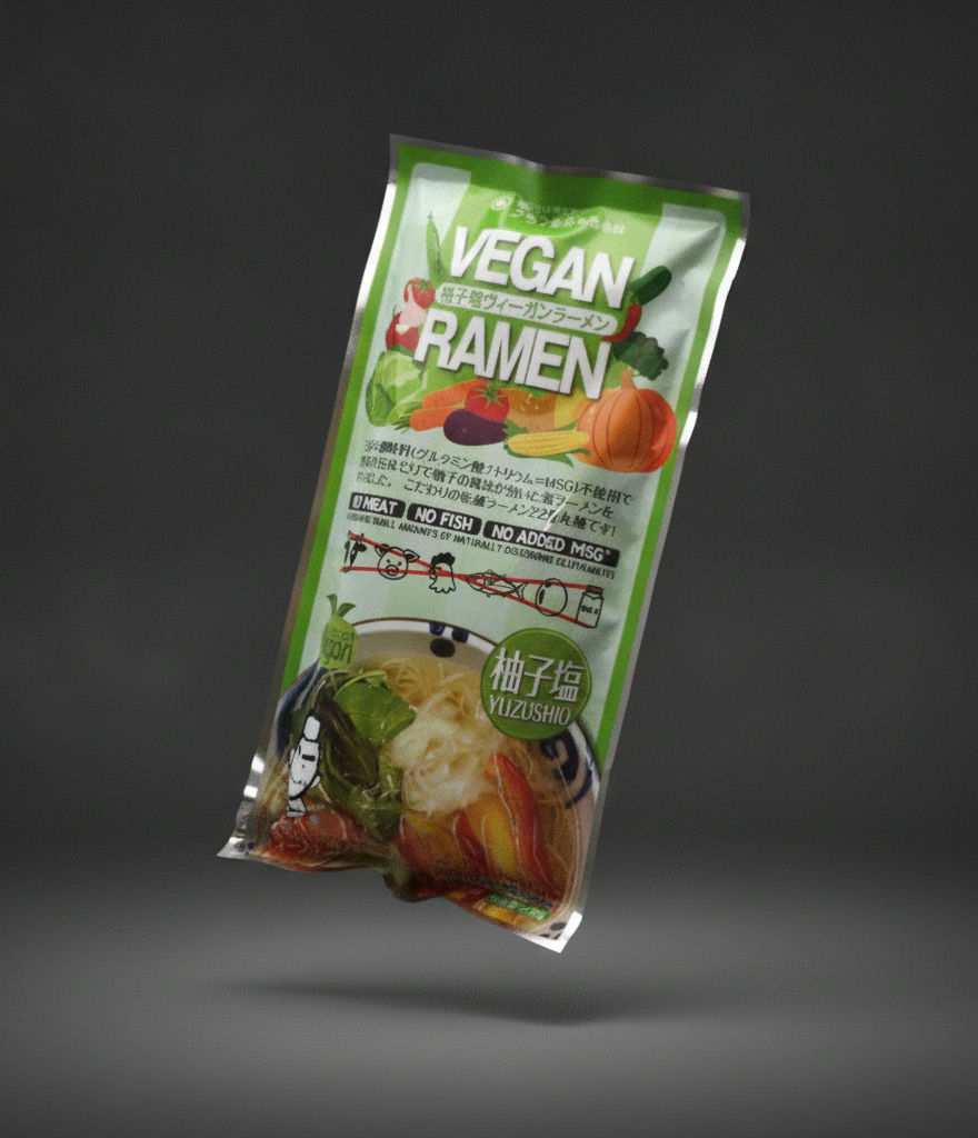 Kurata Shokuhin - Salt and Yuzu Vegetable Ramen Noodles 236g