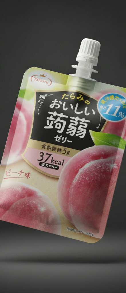 Tarami - Konjac jellies Peach flavor 150g