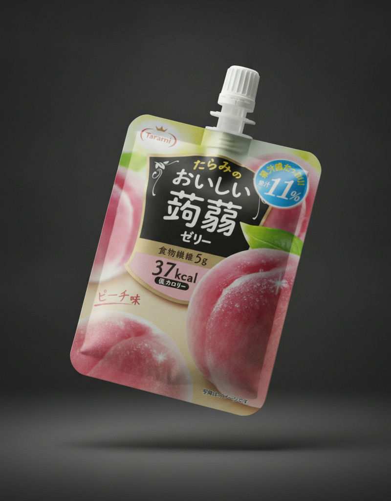 Tarami - Konjac jellies Peach flavor 150g
