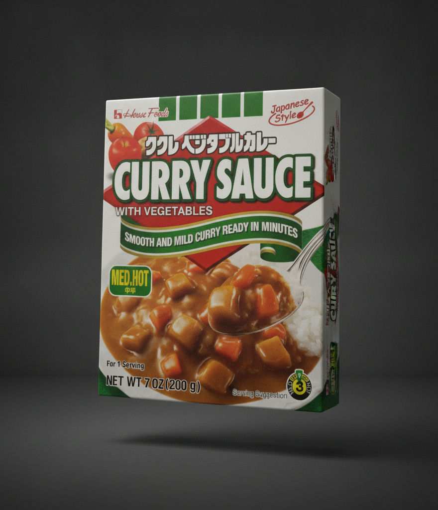 House - Kukure Sauce Vegetable Curry Medium Spicy 200g