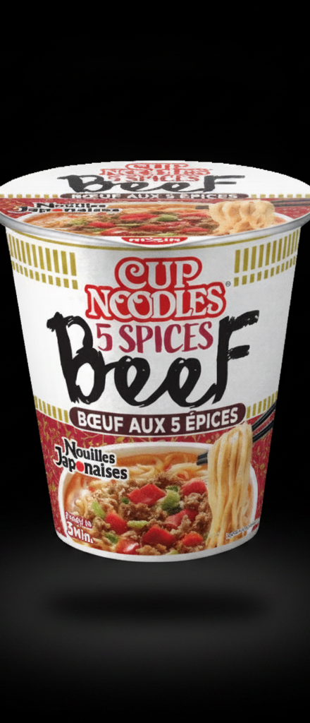 Nissin - 5 Spice Beef Ramen Noodles 64g X8 BUNDLE