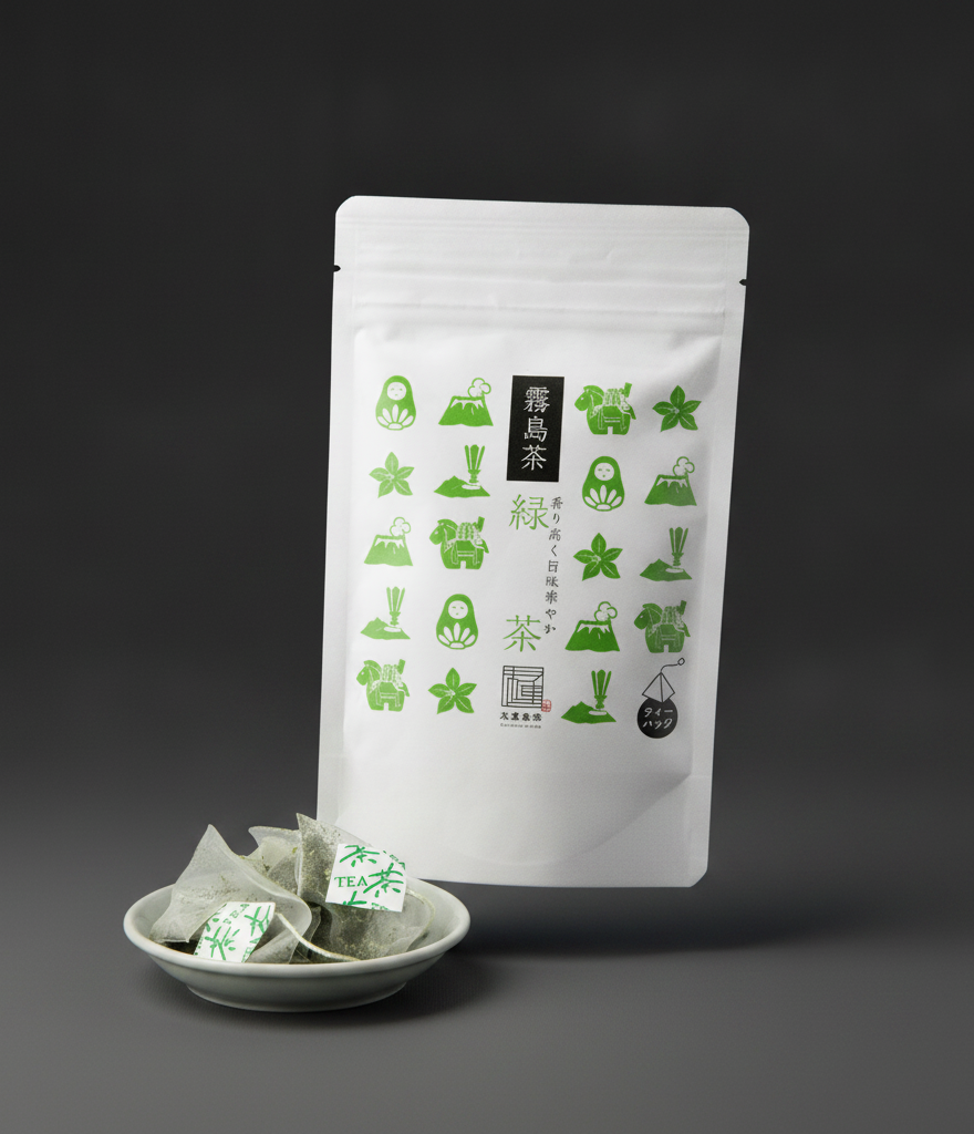 Thé sencha de Kirishima 10 sachets ⋅ Sueshige Seicha ⋅ 30g