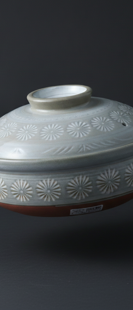 Ginpo - Ceramic casserole with floral pattern 3.2L