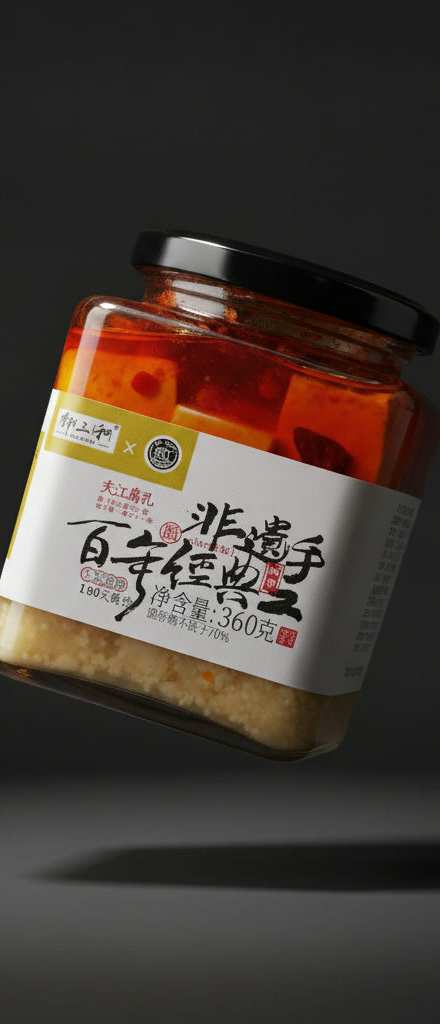 Jiajiang Mildly Spicy Fermented Tofu (Furu)