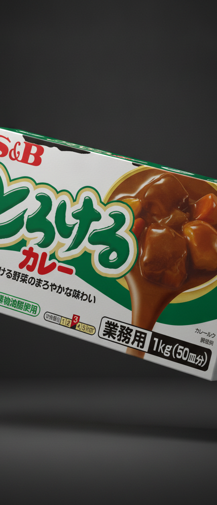 S&amp;B - Torokeru Chukara Curry Medium Spicy 1kg