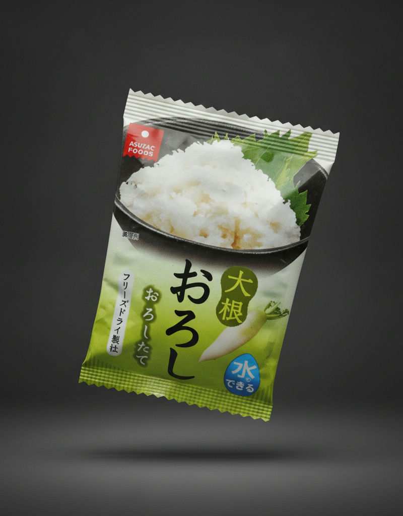 Asuzac Foods - Freeze-Dried Fresh Grated Daikon 4.1g