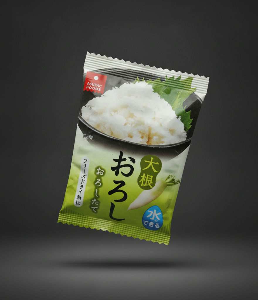 Asuzac Foods - Freeze-Dried Fresh Grated Daikon 4.1g