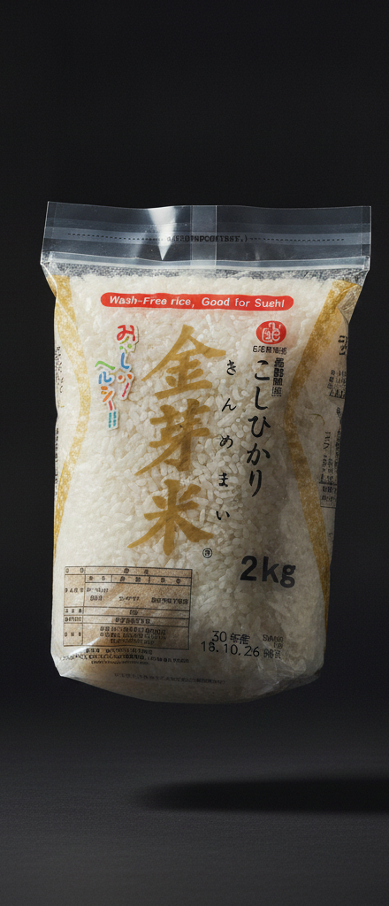 Toyo rice - Kinmemai Koshihikari Japanese Rice 2 Kg