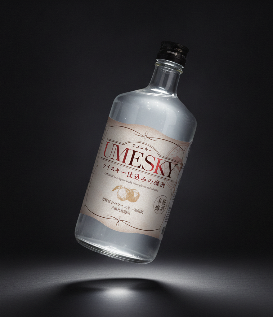 Umesky - Umeshu infused with whisky 720ml (24% vol.)