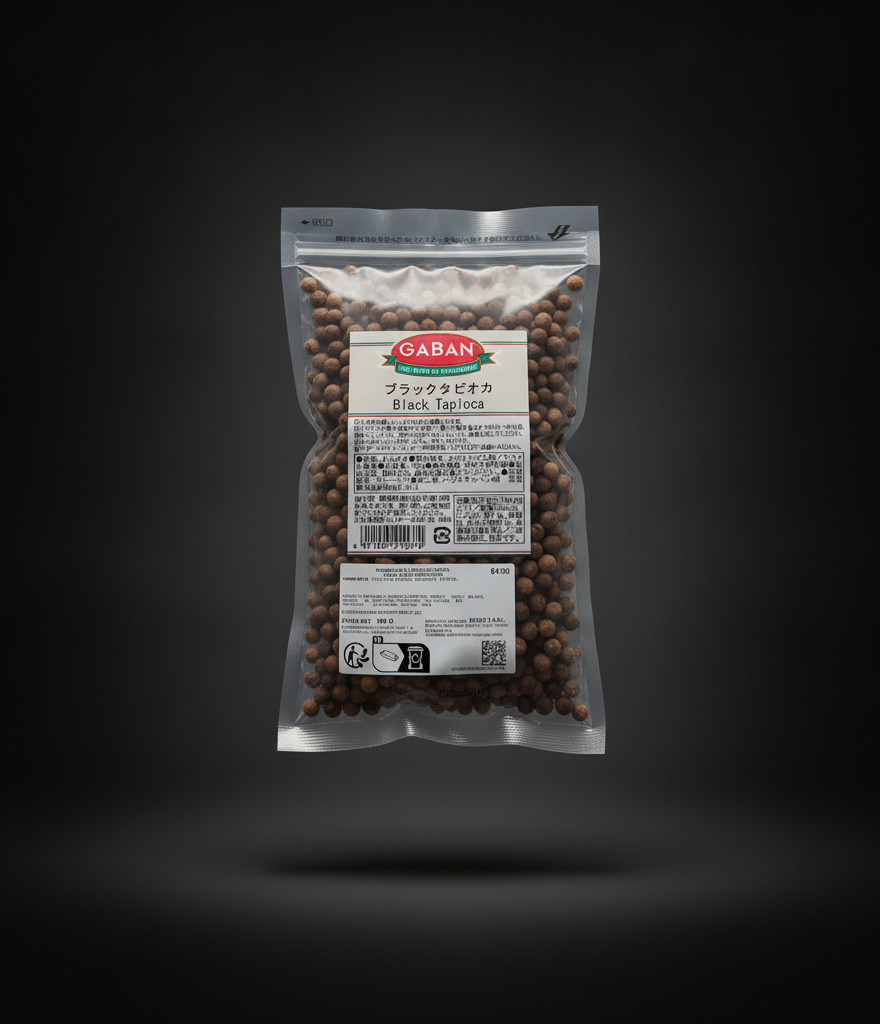 Gaban - Black tapioca pearl 100g