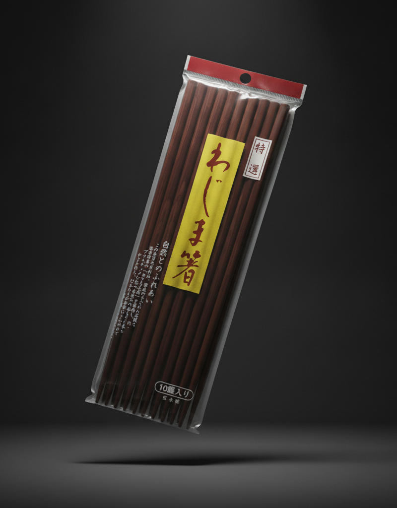 Wajima Lacquered Wooden Chopstick 10p 22.5cm