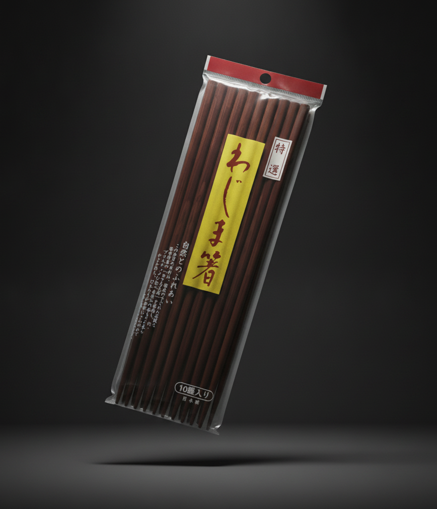 Wajima Lacquered Wooden Chopstick 10p 22.5cm