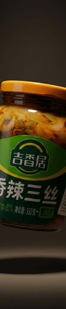 Jibaiju Spicy Three-Shred Pickle (香辣三丝)