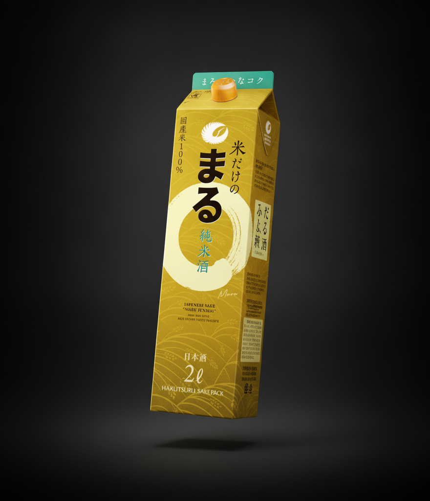 Hakutsuru - Kome Dake no Maru Junmaishu 13.5% 2L
