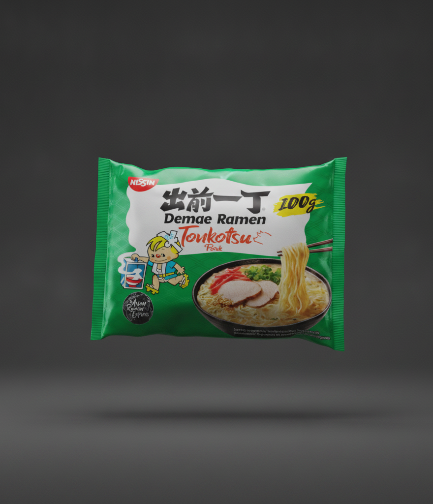 Nissin - Demae Tonkotsu Ramen Noodles 100g/500ml x30 BUNDLE