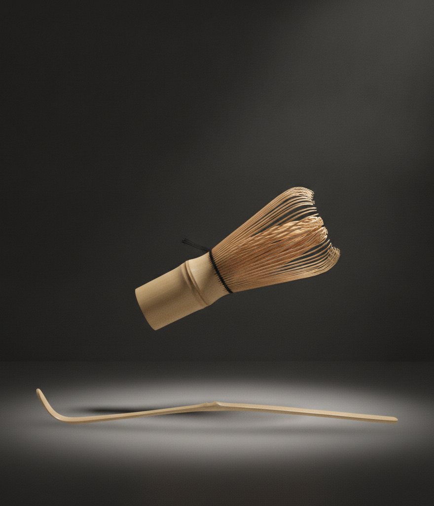 Bamboo matcha spoon made in Japan