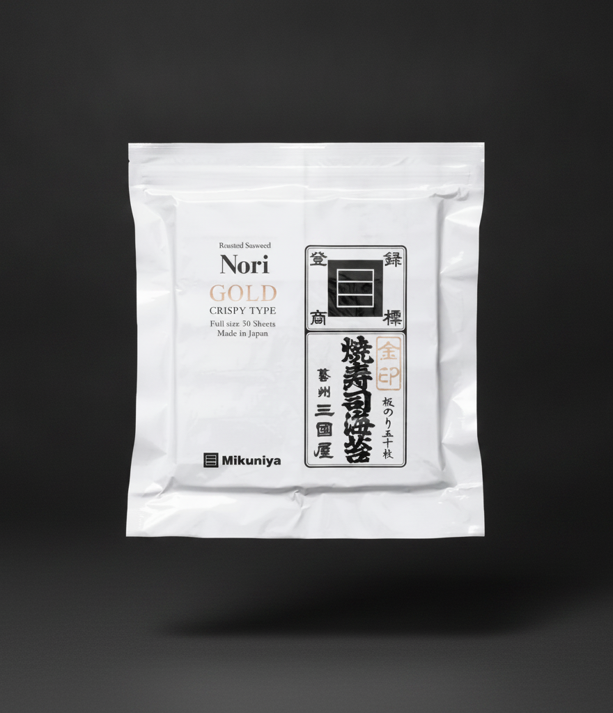Mikuniya - Seaweed sheets Nori Crispy type GOLD 50P 200g
