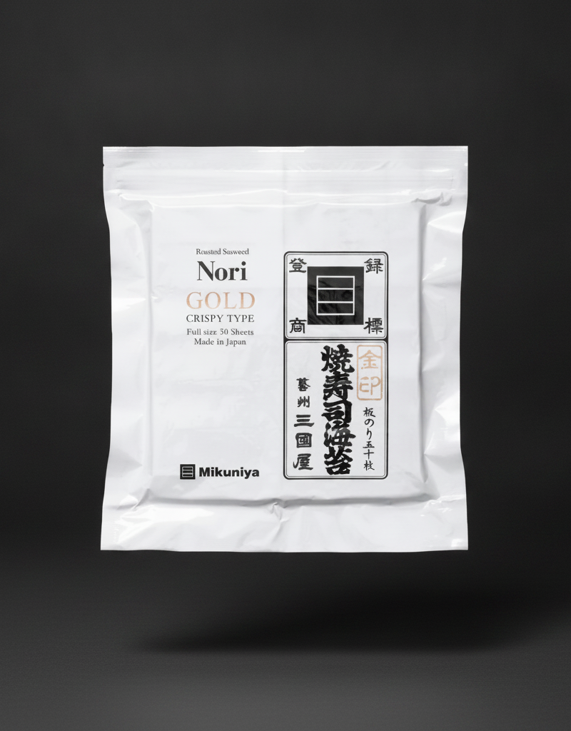 Mikuniya - Seaweed sheets Nori Crispy type GOLD 50P 200g