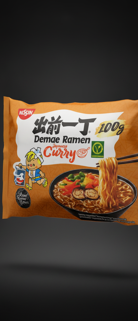 Nissin - Demae Japanese Curry Ramen Noodles 100G/500ml X30 BUNDLE