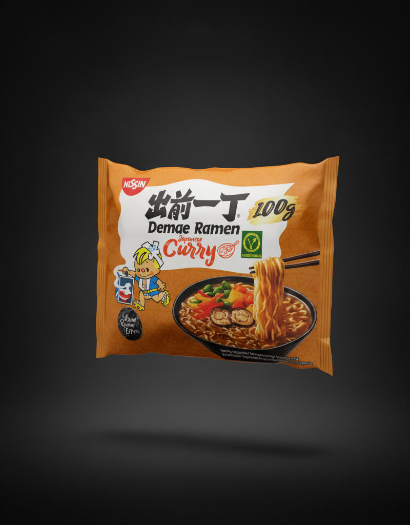 Nissin - Demae Japanese Curry Ramen Noodles 100G/500ml X30 BUNDLE