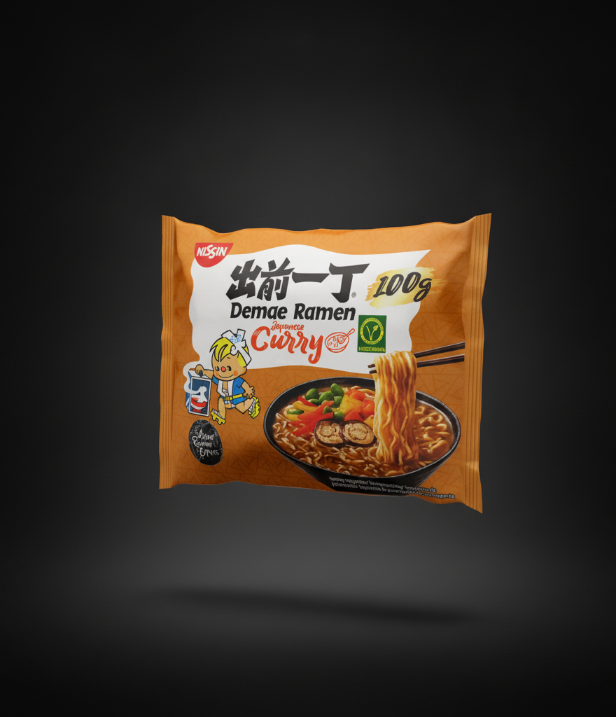 Nissin - Demae Japanese Curry Ramen Noodles 100G/500ml X30 BUNDLE