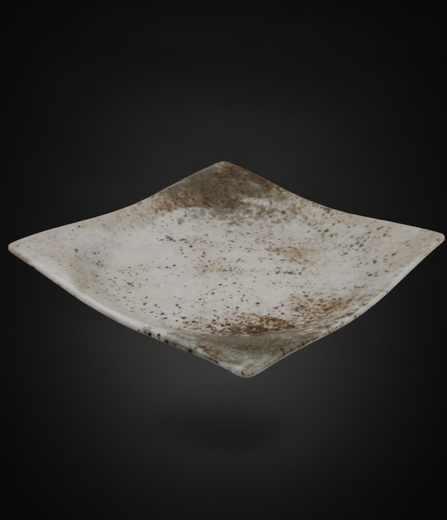 White porcelain dish 17.3 x 3 cm