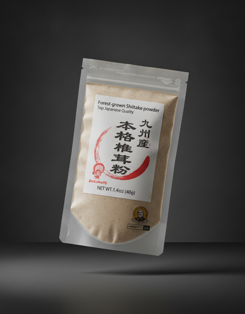 Sugimoto Shoten - Authentic Shiitake Powder (JAS Organic) from Kyushu 40g