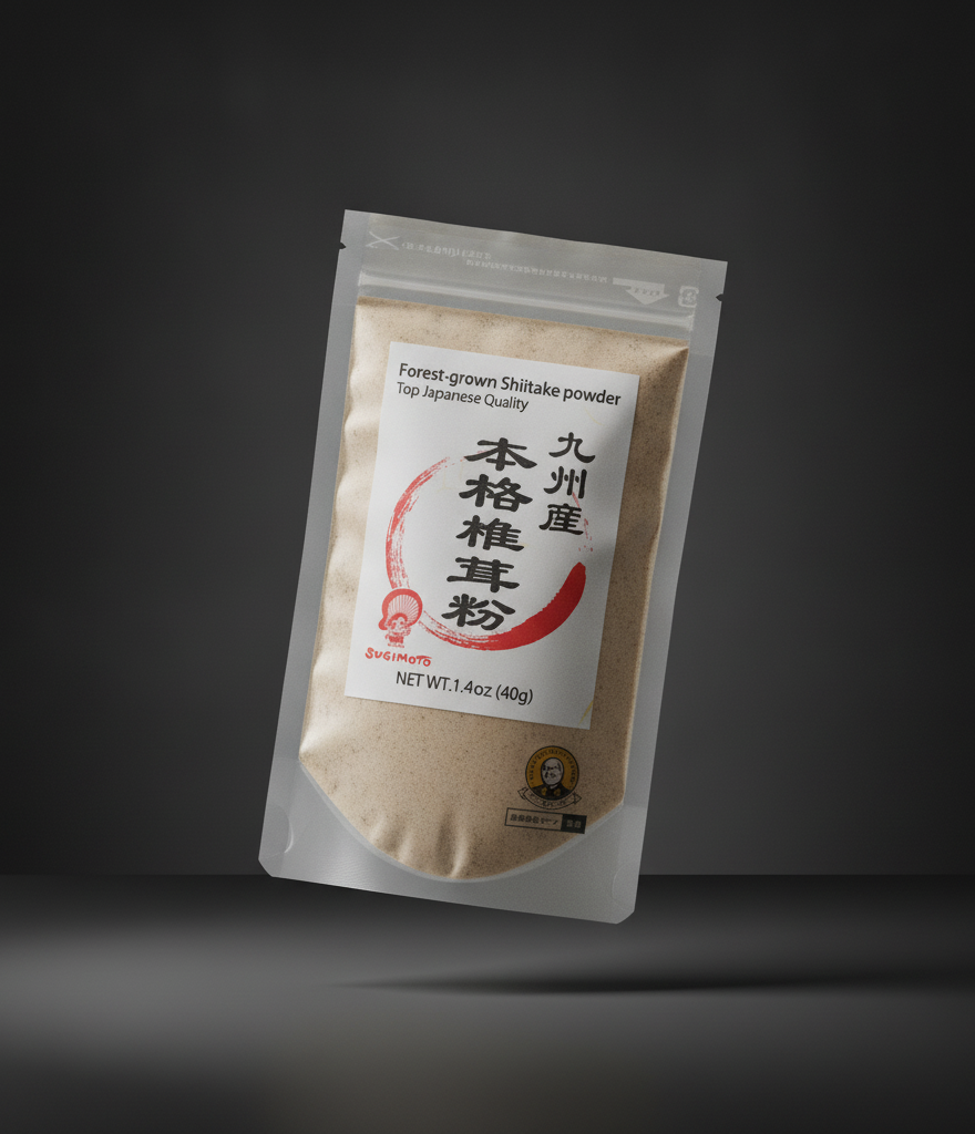 Sugimoto Shoten - Authentic Shiitake Powder (JAS Organic) from Kyushu 40g