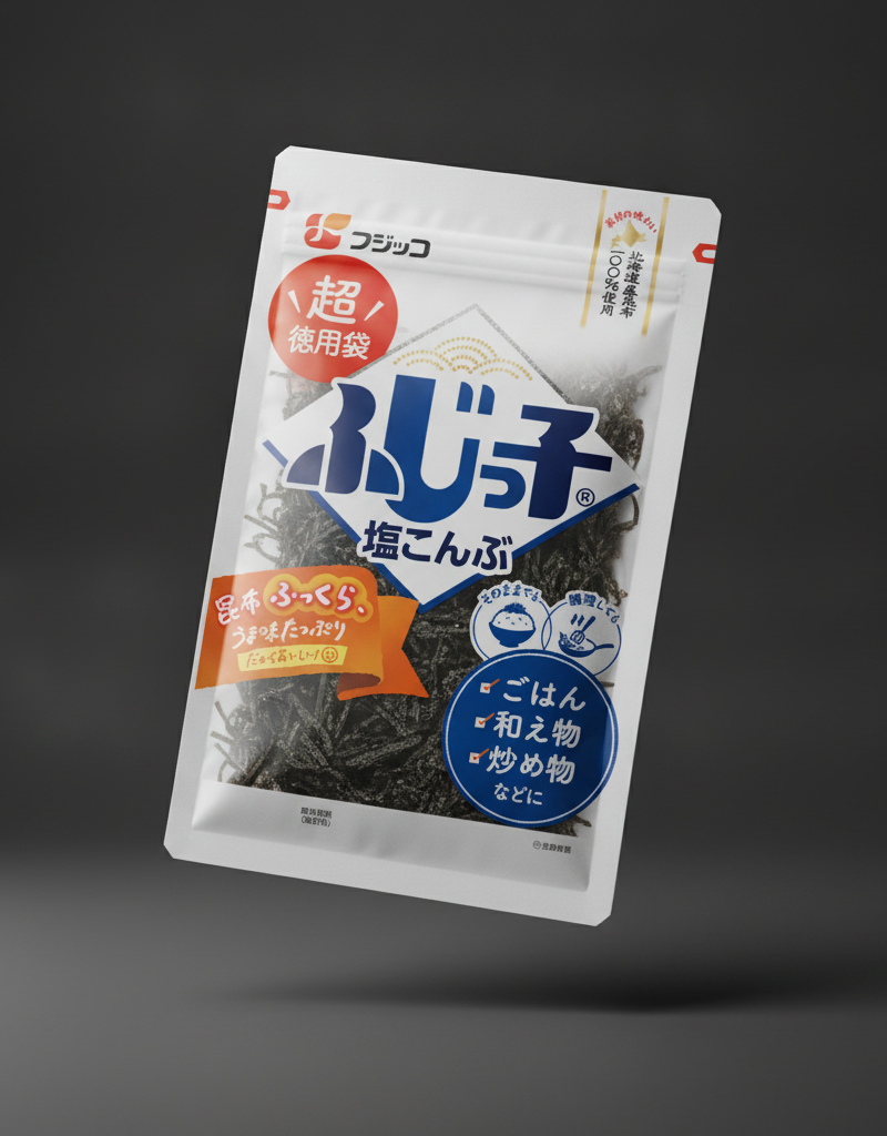 Fujikko - Salted Sliced Seaweed from Hokkaido 140g
