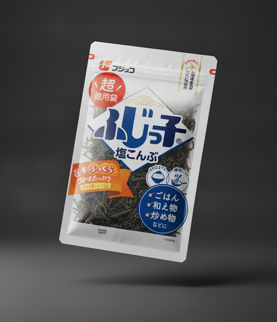 Fujikko - Salted Sliced Seaweed from Hokkaido 140g