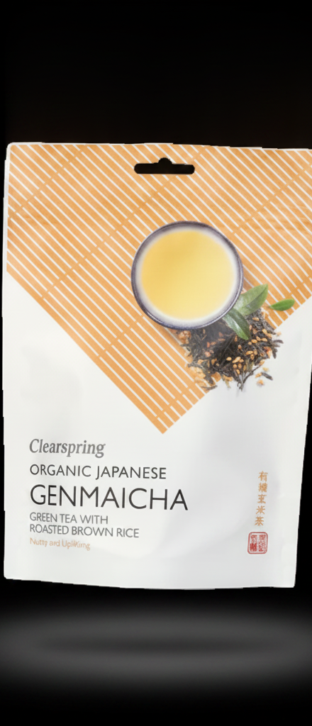 Clearspring - Organic Japanese Genmaicha Loose Leaf Tea 90g