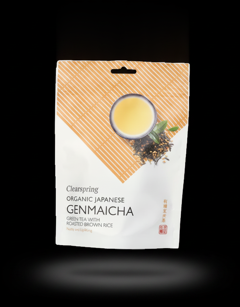 Clearspring - Organic Japanese Genmaicha Loose Leaf Tea 90g