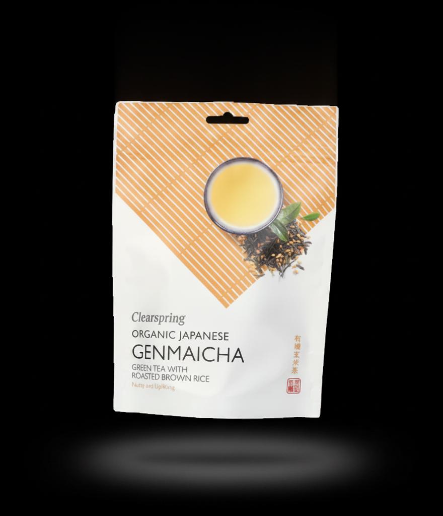 Clearspring - Organic Japanese Genmaicha Loose Leaf Tea 90g