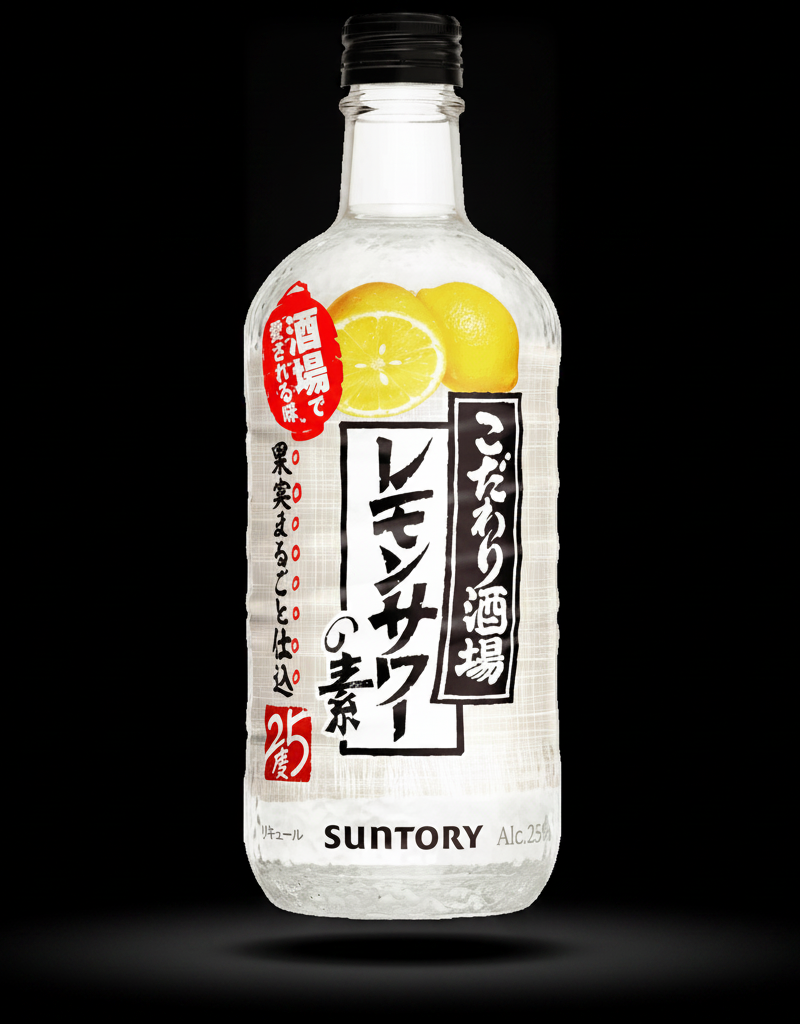Suntory - Kodawari Sakaba Lemon sour base 500ml 25%