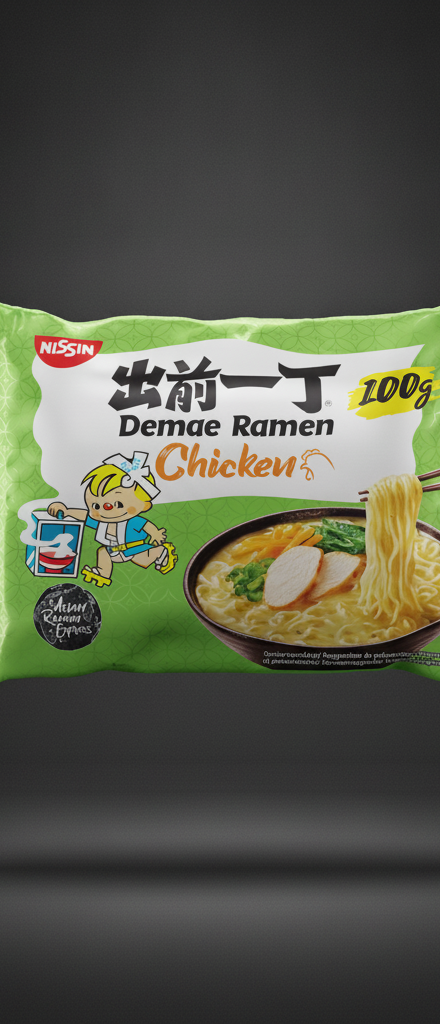 Nissin - Demae Chicken Ramen Noodles 100G/500m X30 BUNDLE
