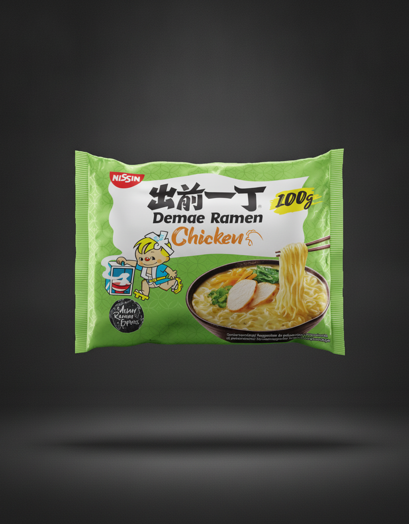 Nissin - Demae Chicken Ramen Noodles 100G/500m X30 BUNDLE